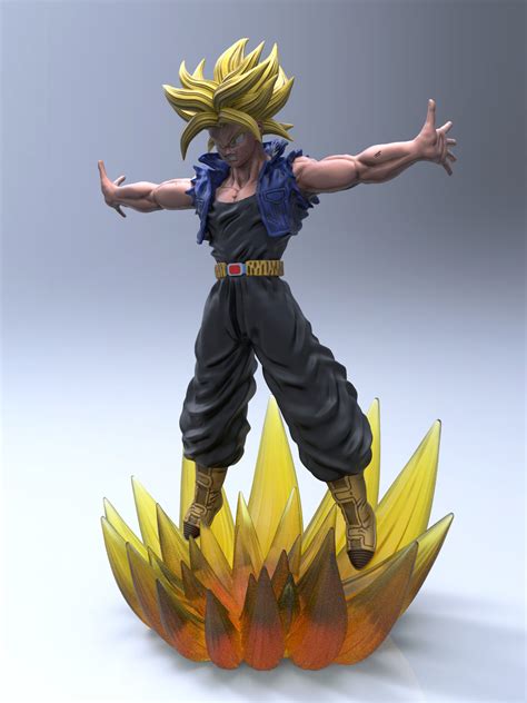 Download Stl File Trunks Dragon Ball Z For 3d Print Model • 3d