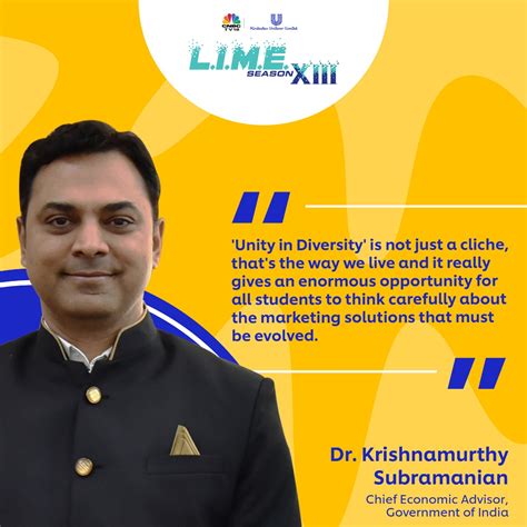 CNBC-TV18 - Dr Krishnamurthy redefined 'Unity in diversity... | Facebook