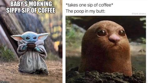 Coffee Poop Meme