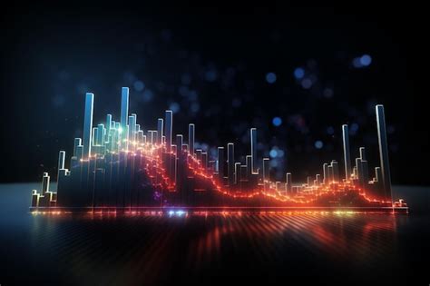 Premium Photo Abstract Image Of A Companys Growth Trajectory