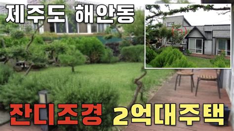 제주 해안동 잔디조경 끝내주는 2억대 단독주택 고급 타운하우스 인근 단독주택 Youtube