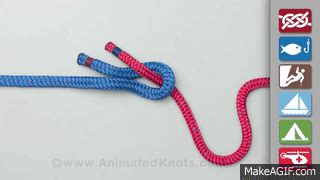 Sheet Bend Knot | How to tie a Sheet Bend Knot on Make a GIF