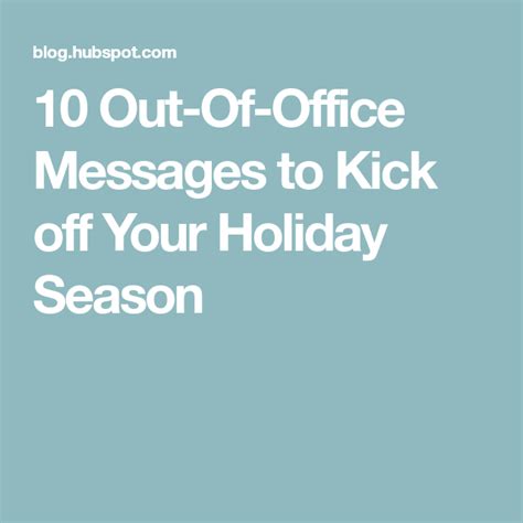 7 Holiday Out Of Office Message Examples For Christmas