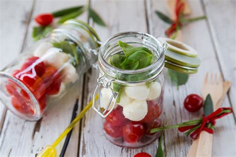 Caprese Salad In A Jar