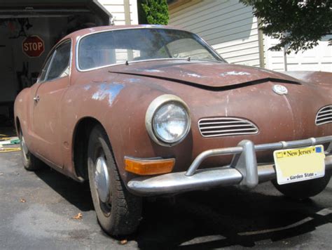 1971 Volkswagen Karmann Ghia Restore Project With Parts Classic