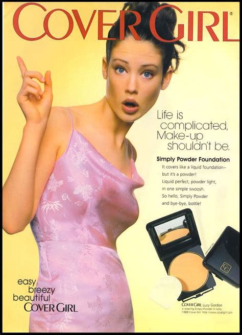 1990s Vintage Ad For Cover Girl Lucy Gordon 99 90s Makeup Retro Makeup Drugstore Makeup Easy