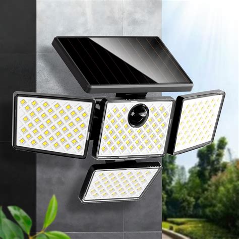 K Kasonic Solar Motion Sensor Lights Led Security Lights With