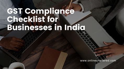 Important Gst Compliance Checklist For Businesses In India Online