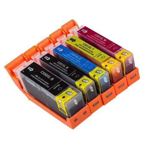 PGI 550XL CLI 551XL Compatible Canon 5 Cartridge Multipack