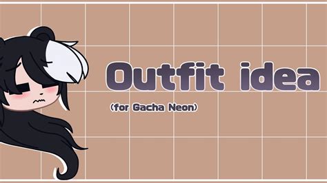 Outfit Idea For Gacha Neon YouTube