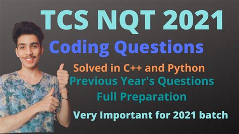 Tcs Nqt Nqt Coding Questions In Python And C Competitive