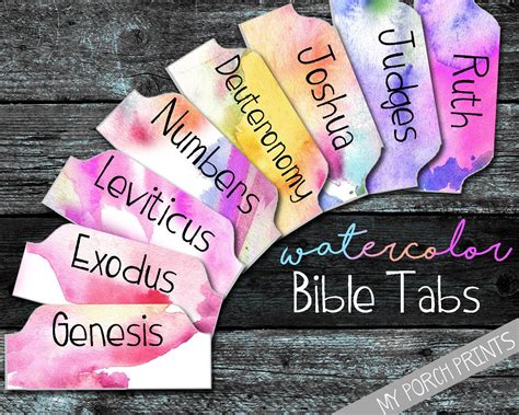 Printable Bible Tab Placement Guide Printable Word Searches