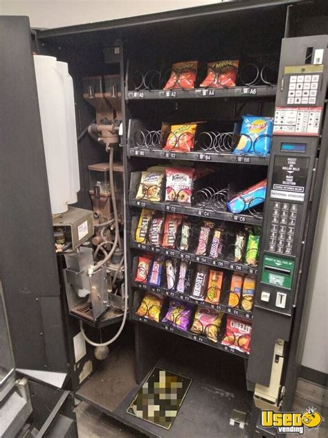 Crane National Vendors Coffee Snack Combo Vending Machine For Sale In Texas