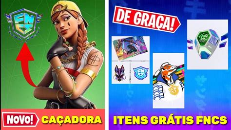 Ítens Grátis e nova Skin da Caçadora de Tesouros Estilo FNCS no