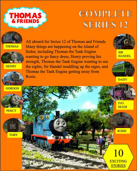 Thomas Series 12 back cover Volume 2 redone by ArthurEngine on DeviantArt