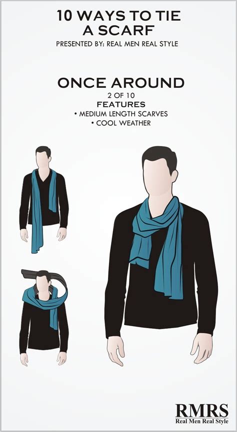 10 Manly Ways To Tie A Scarf | Masculine Knots For Men Wearing Scarves