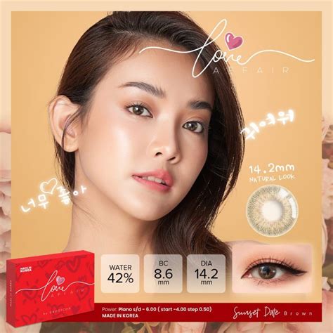 Jual BISA COD SOFTLENS X2 LOVE AFFAIR BY EXOTICON NORMAL Shopee