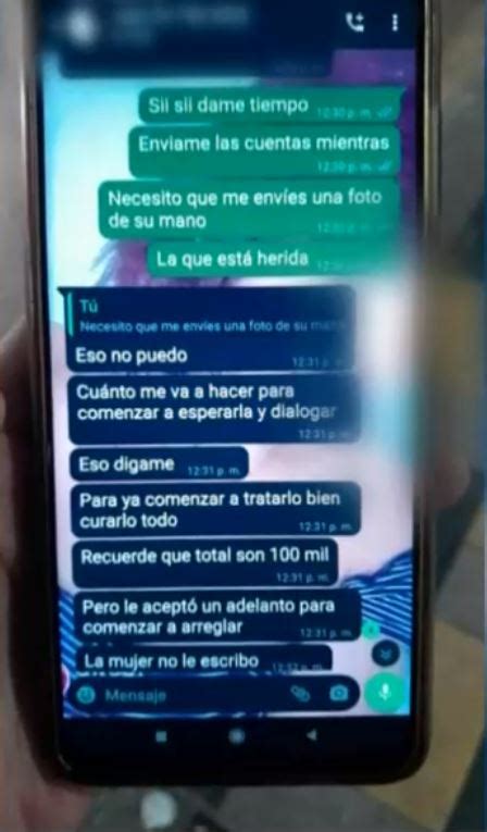 Estos son los WhatsApp recibidos por la familia que denunció secuestro