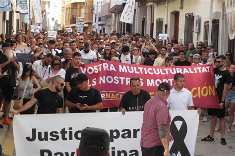 Manifestaci N De Repulsa En Gata De Gorgos Por El Asesinato De David