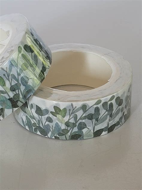 Leaves And Greenery Washi Tape Scrapbooking 10m Length 15 Mm Wide