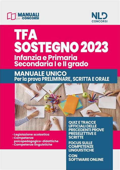 TFA Sostegno 2023 Infanzia Primaria E Secondaria I E II Grado