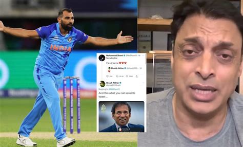 Shoaib Akhtar Slams Mohammad Shami For His ‘karma Post As He Shares A