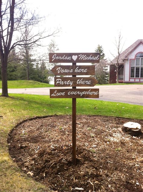 Wedding Signs, Directional Signs, Wood Wedding Signs, Personalized Sign ...