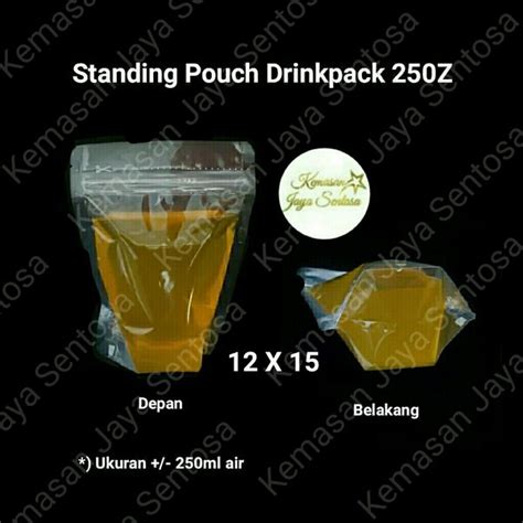 Jual Standing Pouch Drink Pack Kemasan Cairan Kemasan Minuman