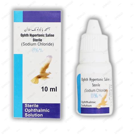 Ophth Hypertonic Saline 5% — DVAGO