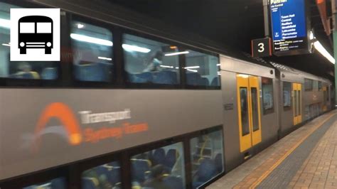 Sydney Trains A Set Waratah Departing Wynyard Station T1 Western