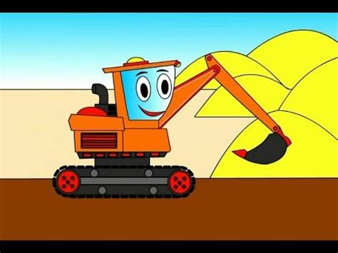 Мультик про экскаватор. Машинки для малышей. Cartoon about excavator ...