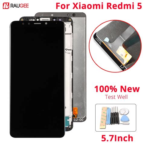 Для Xiaomi Redmi 5 ЖК-дисплей+ сенсорный экран 5,7 дюймов тест хорошо ...