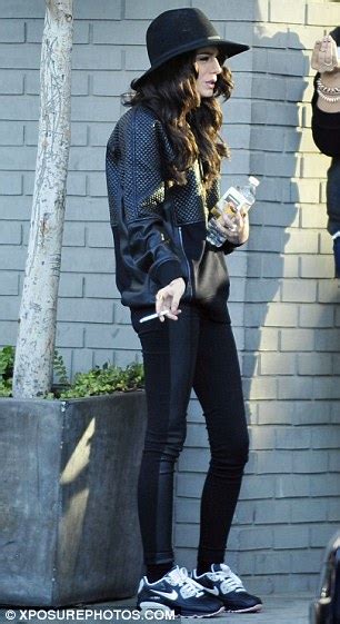 Cher Lloyd Takes A Cheeky Cigarette Break From Studio Session Daily