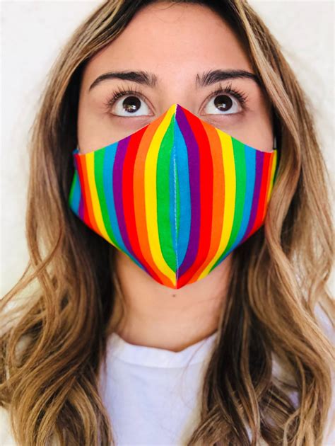 Gay Pride Face Mask Rainbow Face Mask Lgbtq Face Mask Mask Etsy