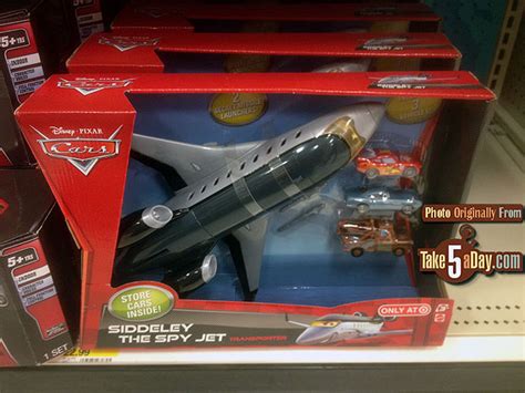 Take Five a Day » Blog Archive » Mattel Disney Pixar CARS 2 Diecast: Siddeley the Spy Jet Gets ...