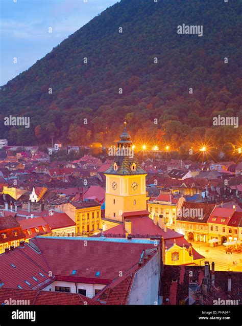 Brasov Old Town, Romania Stock Photo - Alamy