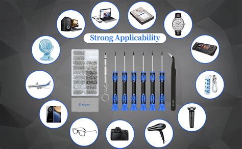 Eyeglass Repair Tool Kit Lifegoo Glasses Precision Screwdriver Set With