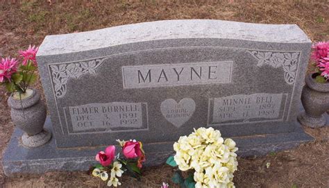 Elmer Burnell Mayne Sr M Morial Find A Grave