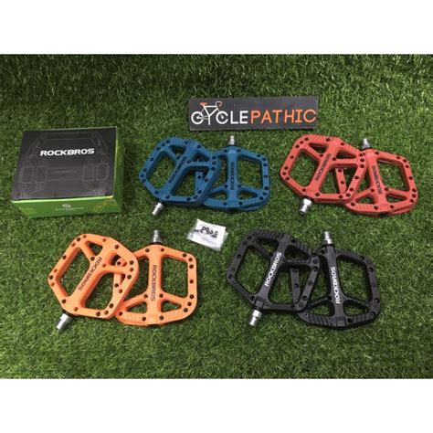 Fast Delivery Rockbros Platform Bearing Wide Pedals Nylon 916 Lazada Ph