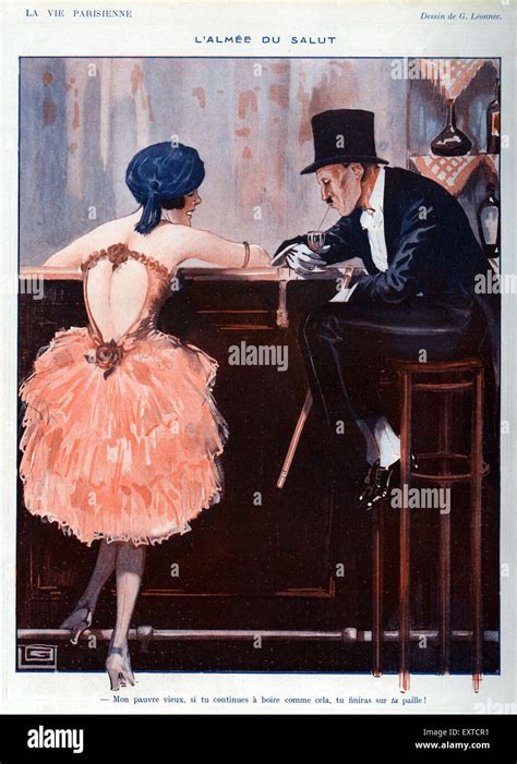 S France La Vie Parisienne Magazine Plate Stock Photo Alamy