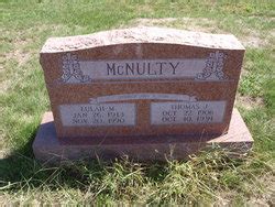 Thomas James Bud Mcnulty M Morial Find A Grave