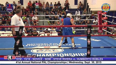 41st Nat Pal Boxing Tournament Steve Rivera Vs Humberto Robles