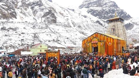 Kedarnath Temple Doors Open For Pilgrims St Puja Performed In Name Of