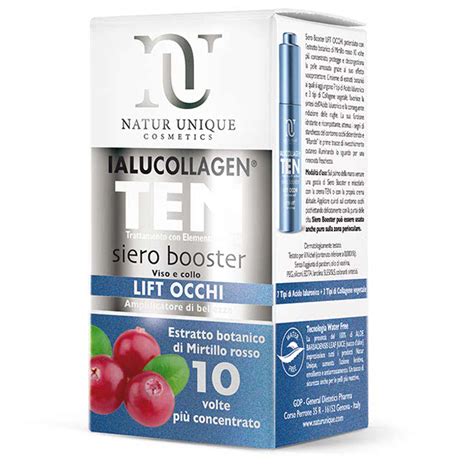 IaluCollagen Ten Siero Booster Lift Occhi Natur Unique Cosmetics