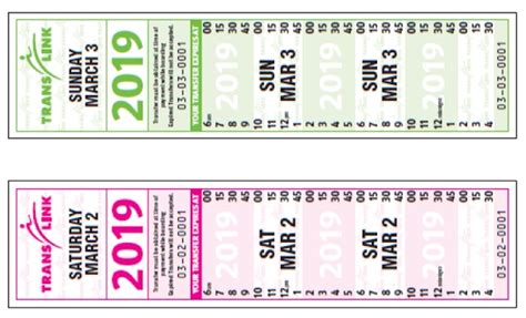 Trans Link Bus Ticket Transfer