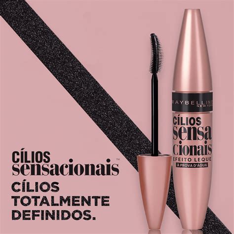 Máscara Maybelline Lash Sensational Waterproof Beleza Na Web