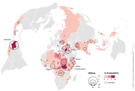 A World Of Displaced Persons World Atlas Of Global Issues