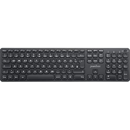 Perixx PERIBOARD 718B DE Tastatur Wireless Mit Hintergrundbeleuchtung