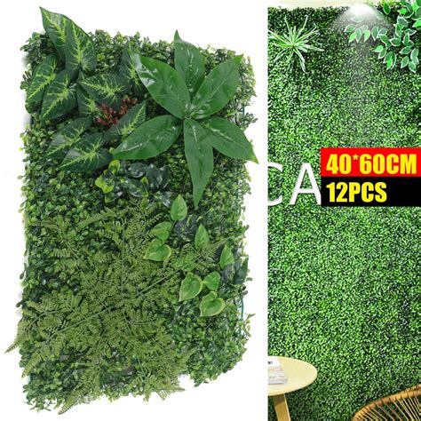 Loyalheartdy Pcs Artificial Plants Wall Panel Artificial Greenery