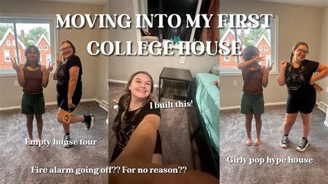 Starting A New Chapter College Student Empty House Tour Move In Vlog